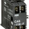 Styk pomocniczy CA6-11K-F 1NO/1NC płaski montowany z boku GJL1201318R0001