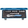 Gedore 2682885 Socket Wrench Set 3/8" 16 pieces, hexagonal 6-19 mm