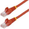 StarTech.com 45PAT50CMRD Cat5e Ethernet Patch Cable with Snagless RJ45 Connecto