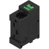 PCB terminal, 1 pole, pitch 5 mm, straight, black, 3096010000