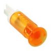 Signal light, 24 V (DC), orange, 30 mcd, Mounting Ø 10 mm, LED number: 1, QS101XXO24