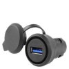 Gniazdo USB 3.0 do otworu 22mm tworzywo czarny z zaślepką /konieczny uchwyt/ 3SU1900-0GA10-0AA0