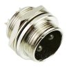 2 Way Male M16 Metal Circular Connector Socket