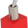 Toggle switch, metal, 2 pole, latching, On-On, 5 A/125 VAC, 28 VDC, silver-plated, 2-1825138-0