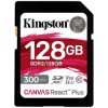 Kingston SDR2/128GB Canvas React Plus SD Card 128GB Class 10 UHS-II