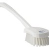 Szczotka do szorowania, dł. włosia: 36mm, Twardy, Biały, Poliester, zastosowanie: Uniwersalny środek czyszczący,