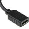 Kabel Kvm, Dł. 150Mm - Męskie Displayport - Żeńskie Hdmi, Kolor: Czarny, Rs Pro