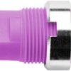 4 mm socket, screw connection, mounting Ø 12.2 mm, CAT III, purple, SEB 6445 NI / PVI