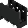 Pin header, 3 pole, pitch 5.08 mm, straight, black, 1148110000