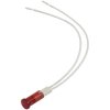 TRU COMPONENTS 1524024 Standard indicator light Red with bulb 1 pc Signal Light