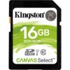 Karta pamięci Kingston Canvas Select SDHC 16GB class 10 UHS-I U1 - 80MB/s