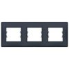 Sedna Ramka potrójna poziom IP44 grafit SDN5810770