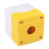 Yellow/White 1 Hole 22mm Control Station Box Enclosure IP65