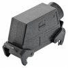 Grommet housing, size 24B, die-cast aluminum, PG29, angled, cross bow locking, IP65/IP66/IP67, 09307240531