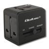 Qoltec Sieciowy adapter podróżny 10.5W 5V 2.1A 2xUSB