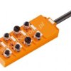 ASBV 8/LED 5-242/15 M rozdzielacz 8 portów M12 (5 styków - 2 sygnały na złącze), sygnalizacja LED, przewód w izolacji PUR, długo