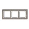 DECO Ramka 3 potrójna uniwersalna - beton (ramka: ciemnoszary: spód: biały) ciemnoszary 28-0-DRB-3 KARLIK