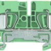 Protective conductor terminal, spring balancer connection, 0.5-6.0 mm², 4 pole, 480 A, 8 kV, yellow/green, 7904280000
