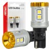 Żarówki LED W16W T15 bez CANBUS 12/24 V, 9 diod SMD, światło białe, 2 szt. - AMiO 04991