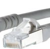 kabel LAN Metz Connect 130845A533-E, 1 szt., RJ45, CAT 6a, S/FTP, 15.00 m, szary