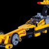 402863 CaDA Drag Racing, yellow, bricks