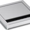 Bachmann 930.310 Przepust kablowy kwadratowa Maksymalna średnica mocowania 5 mm aluminium srebrny (matowy, eloksalowany)