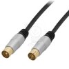 Sznur TV z końcówkami 1,0m czarny /Cu/ Blow 8340
