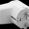 960.202 angled plug, white, CEE 7/7 2-pole with earthing contact