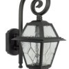 Kinkiet zewnętrzny Witraż K 3012/1/N, E27 max 60W kolor czarny 0438621