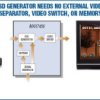 Single-Channel Monochrome On-Screen Display with Integrated EEPROM