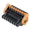 Weidmüller 1000650001 Obudowa złącza pin żeńskiego na kabel BLF 5.08HC/03/90LH SN BK BX, wire-to-board, piny: 3, 18.5 A,