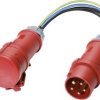 Adapter pomiarowy CEE 16 A na wtyczkę CEE Benning 044127, 1 szt.