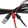 BNC Plug - 2 IC hook test lead, RG58U, 3