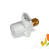 Adapter elektryczny wkręcany w gniazdo żarówki E-27 2,5A max 250V biały R-27 ABEX