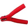 Battery charging pliers, pole sign +, 600 A, 160 mm, red, BYB-6-30F554