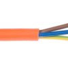 Kabel zasilający 3 Core PVC Sheath Pomarańczowy 9.4mm od , 300/500 V