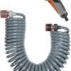GARDENA 04647-20 Gardena - Spiralschlauch-Set - 10 m - 9 mm Durchmesser 6.1 mm 10 m 1/4 cala 1 szt. szary, pomarańczowy
