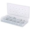 KS Tools 970.0420 Ball Head Parker Screws Assortment, M4X1/2"-M10X1.1/4", 550 Pc