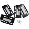 HP Autozubehör 18509 Licence plate holder Simple-Fix Black Plastic Exterior