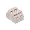 WAGO 862-632 2 Pole 32A 8 Connection Chassis Mount Terminal Block White