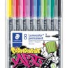 317 WP8-1 Permanent universal marker M, set, 8 colours