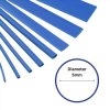 5mm x 1.2m Blue Heat Shrink Sleeve
