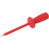 Test probe, socket 4 mm, rigid, 1000 VAC/VDC, CAT II, red, 972317101