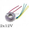 TST 20/004 trans. 20W 2x 12V 2x 0,83A toroidalny