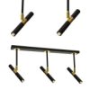 Lampa Sufitowa Monza Black / Gold 3Xg9 8W Mlp6335 Milagro