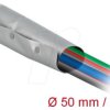 20728 Protective cable conduit with button fastening 2 m x 50 mm
