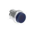 Metalowy przycisk podświetlany fi22mm dwustanowy wystający Niebieski LPSQL206