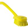 Szczotka do szorowania, dł. włosia: 36mm, Twardy, Żółty, Poliester, zastosowanie: Uniwersalny środek czyszczący,
