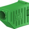 4 mm insulating grommet, solder connection, 1.0 mm², green, 22.2060-25