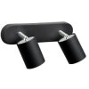 EYE SPOT black II 2xGU10 listwa NOWODVORSKI 6020